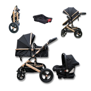 Carriola 7 en 1 BabyLUX Negro
